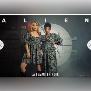 La Femme En Noir x Alien Maxi Dress